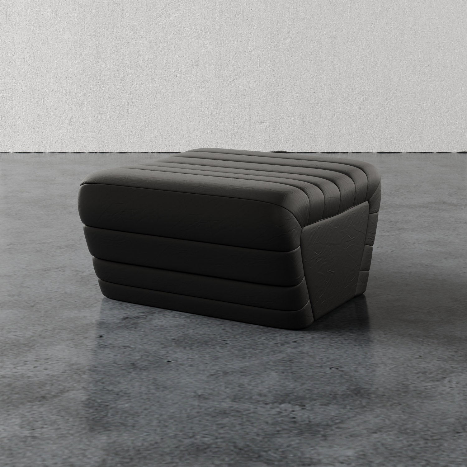 Brunoy Ottoman (Leather)
