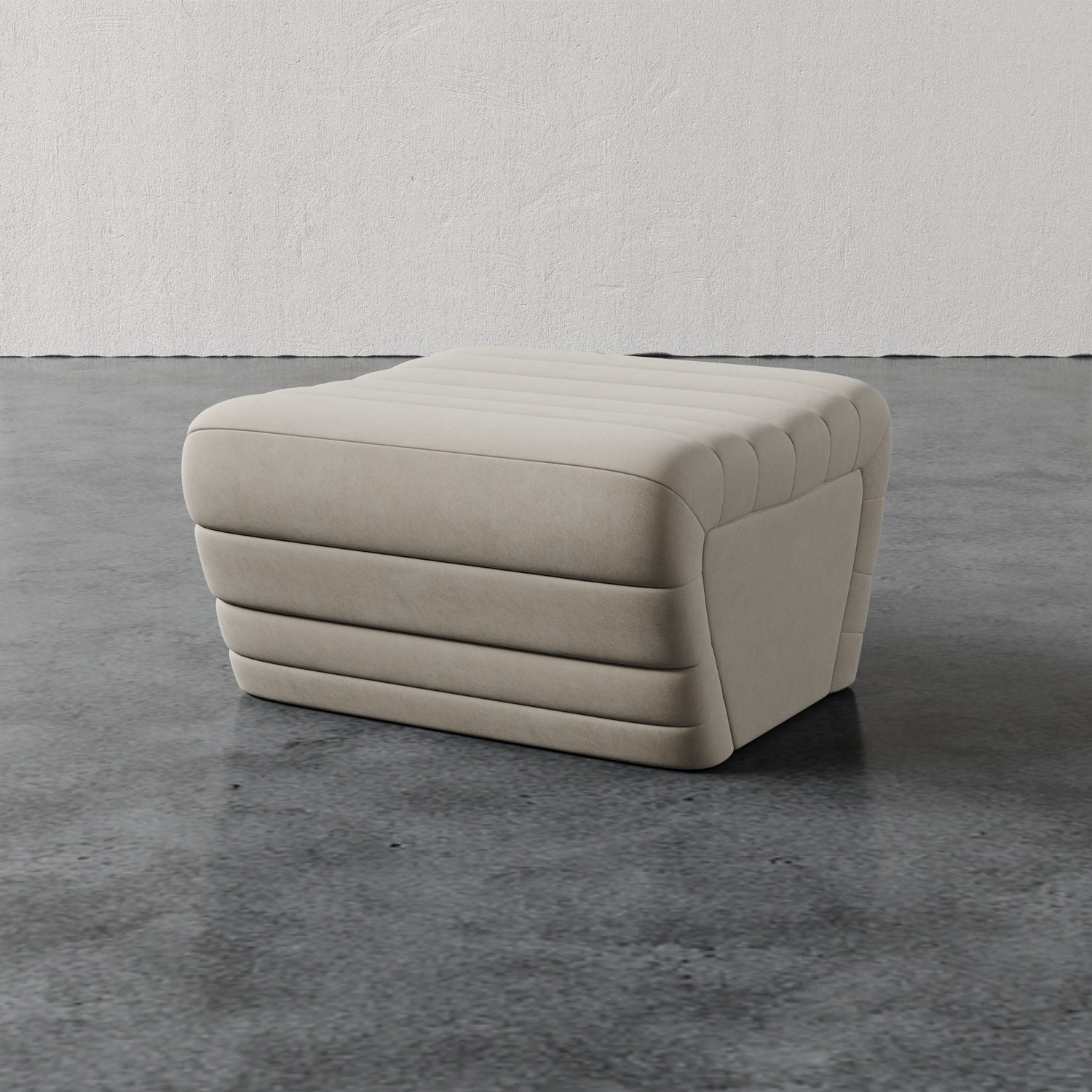 Brunoy Ottoman (Leather)