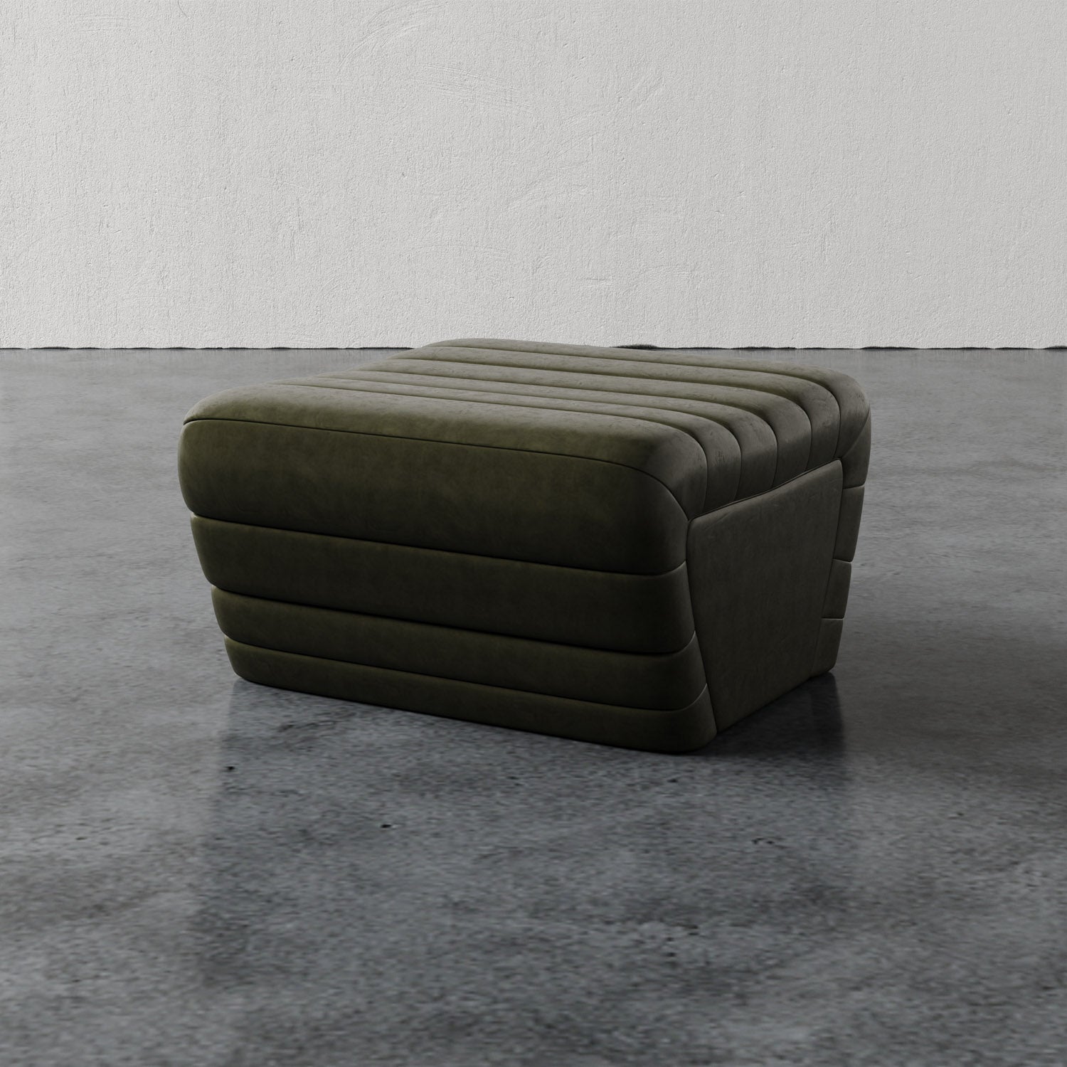 Brunoy Ottoman (Leather)