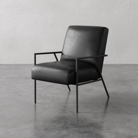 Imane Leather Lounge Chair