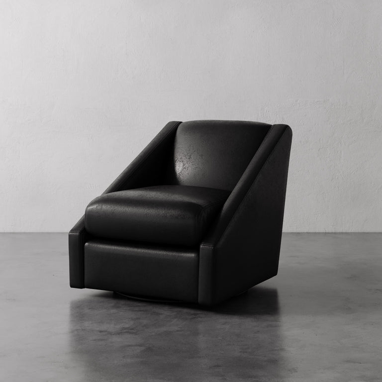 Fontaine Leather Swivel Chair