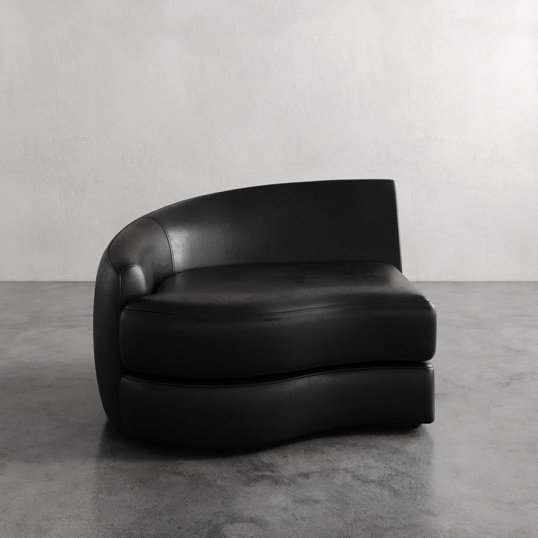 Rulmann Leather Left Arm Chair