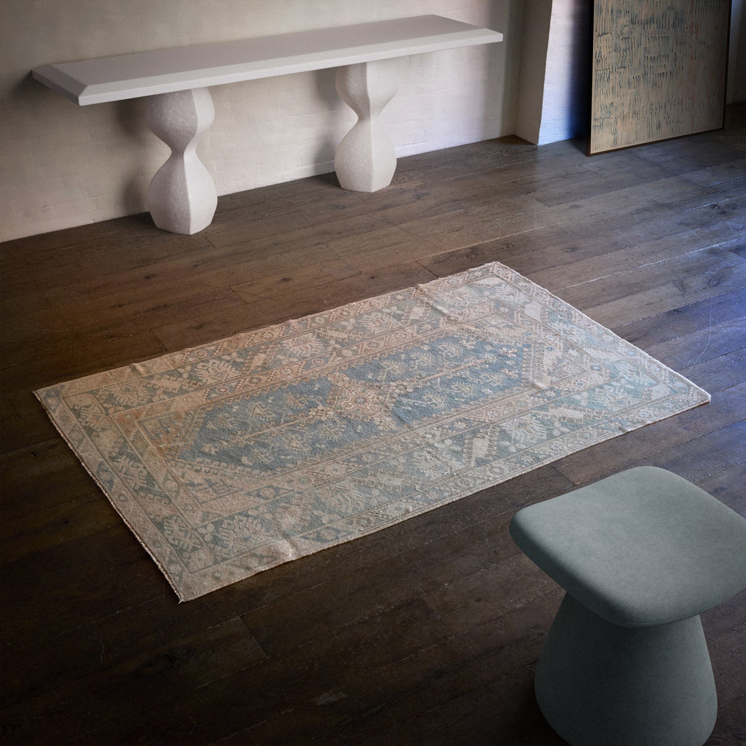 Vintage 1960's Anatolian rug - 4'2" X 6'9"