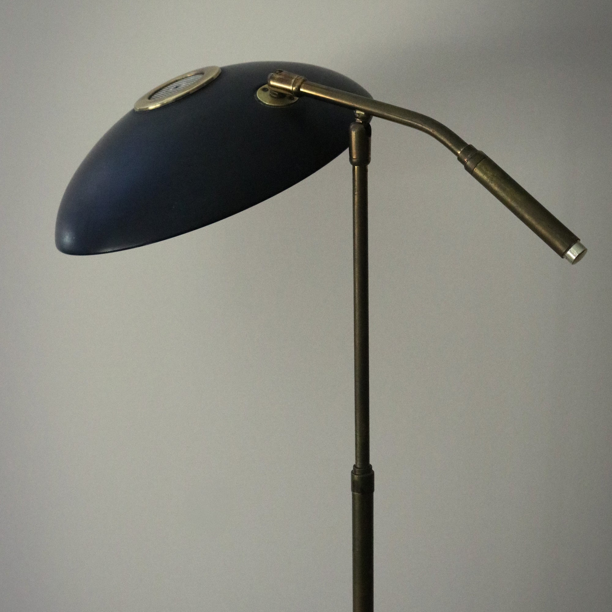 Masterful Mid-Century Black and Brass Lighting by Gerald Thurston for Lightolier
