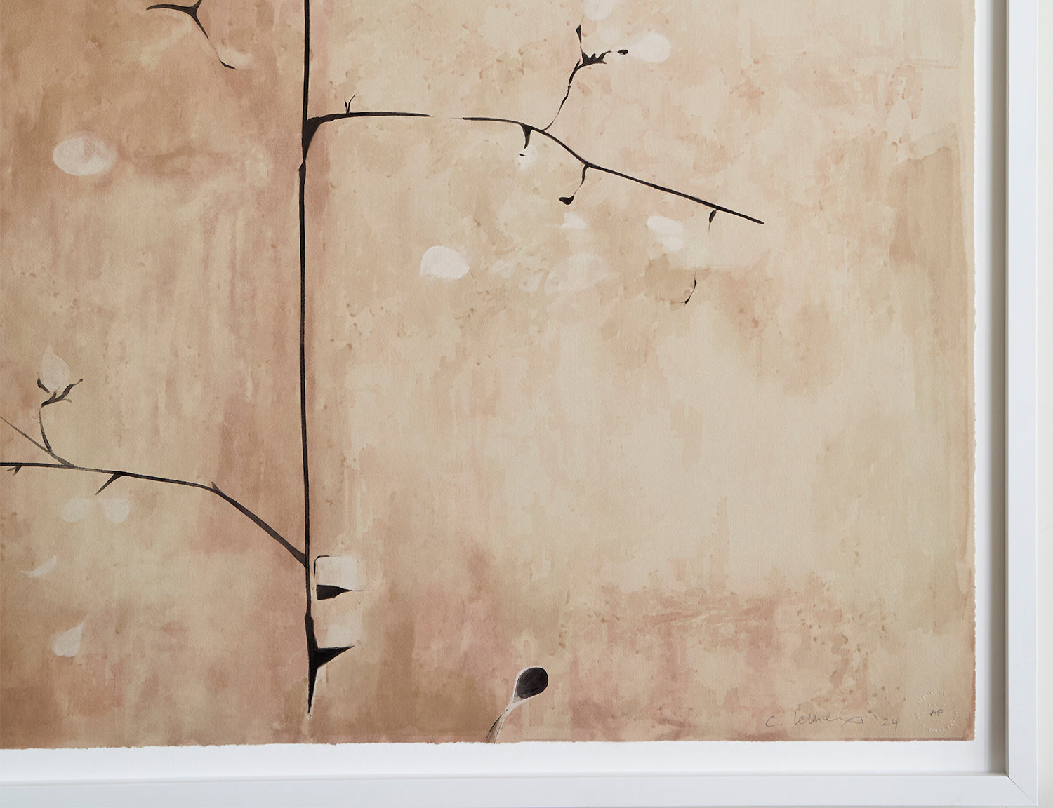 Framed Test Print of Pétal de Kyoto Limited Edition Art Print