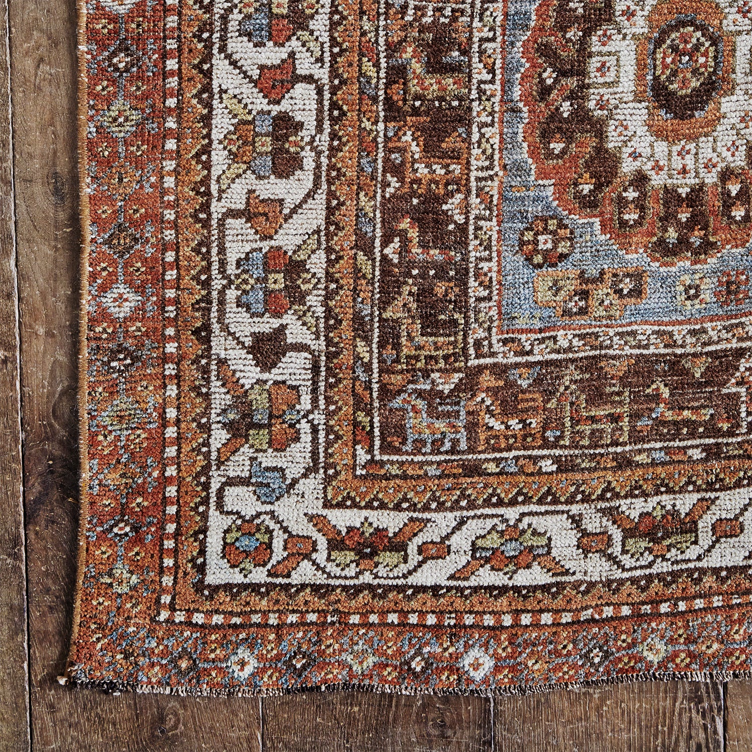 Vintage 1950's Southcentral Persia Shiraz rug - 7' x 11'