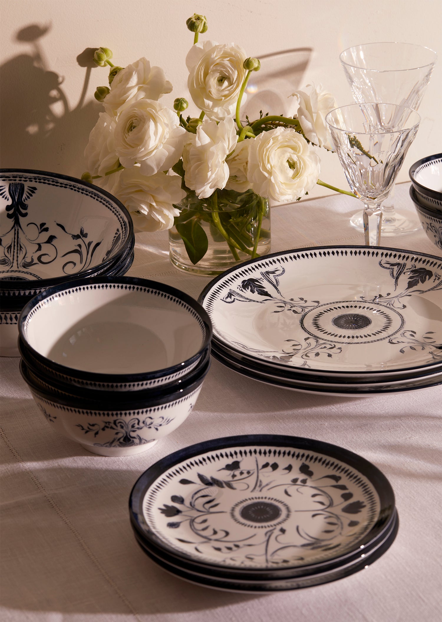 Bruges Porcelain Dinner Plate, Set of 4