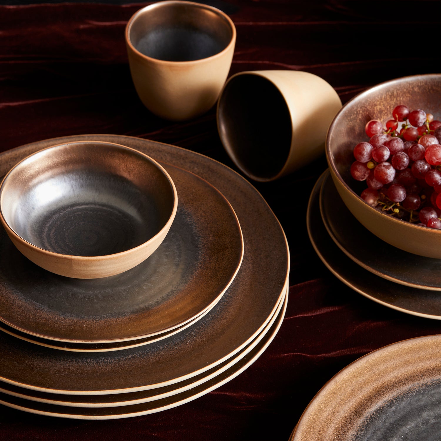 Akita Stoneware Dinner Plate, Set of 4