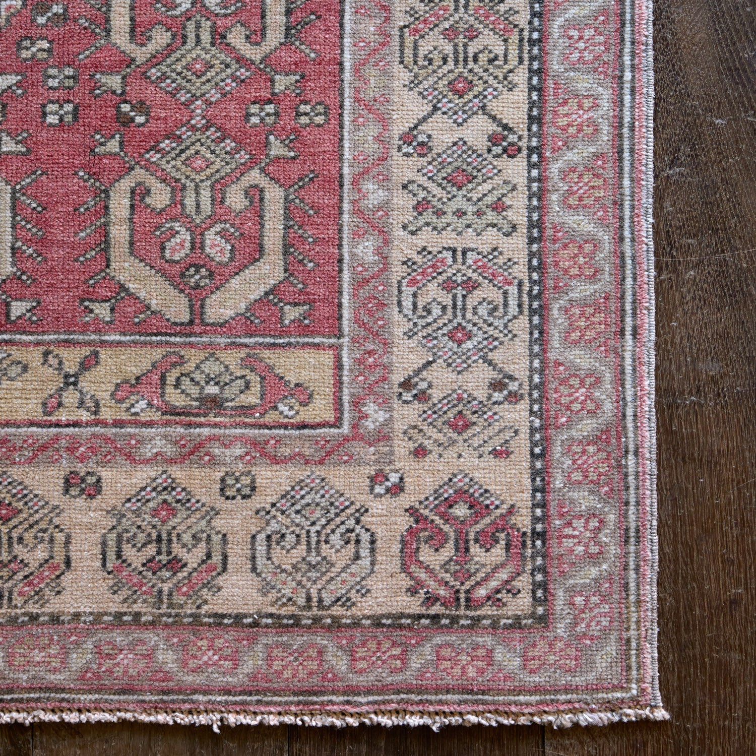 Vintage 1960's Anatolian rug - 3'4" X 7'