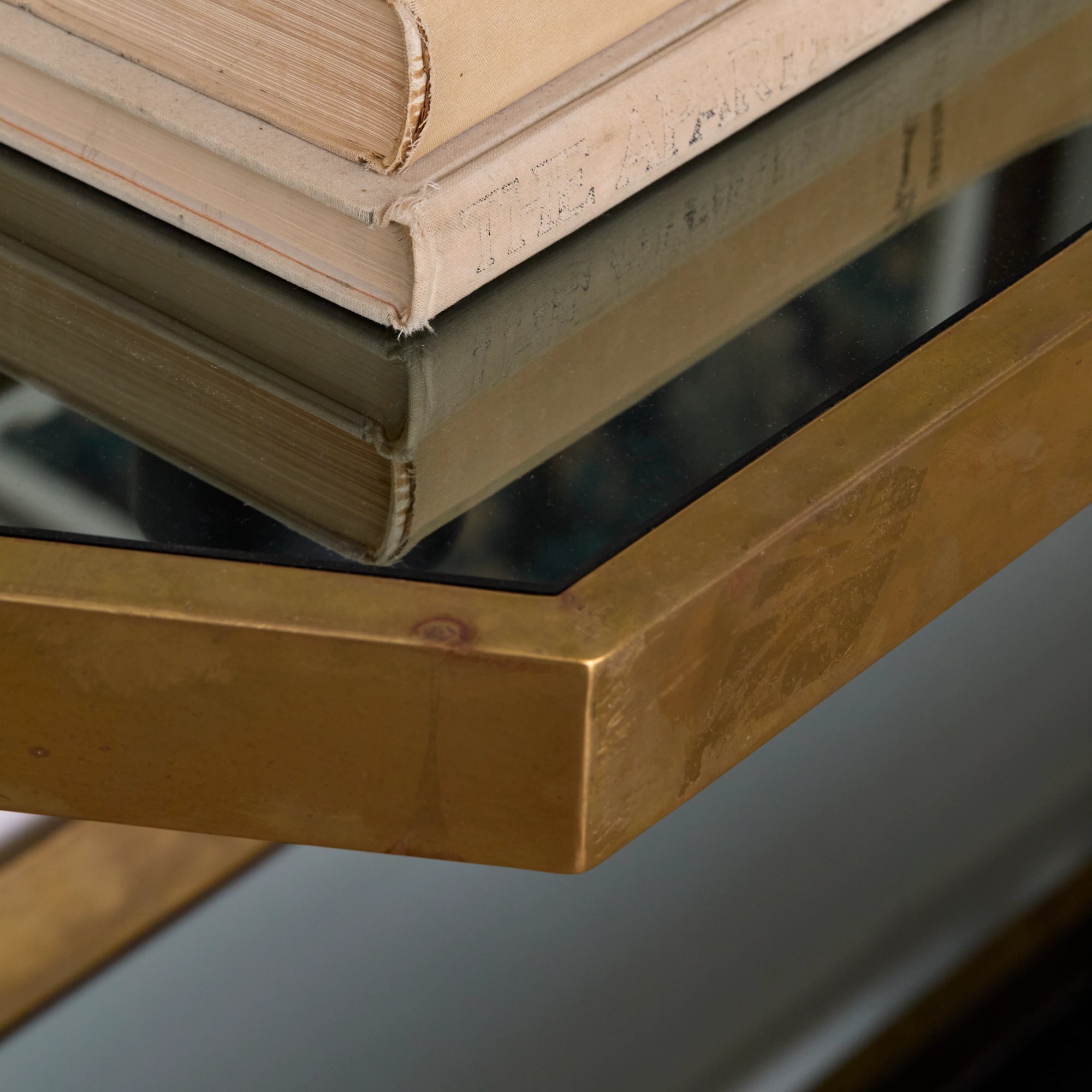 Three-Tier Romeo Rega Brass and Glass Console, c. 1970