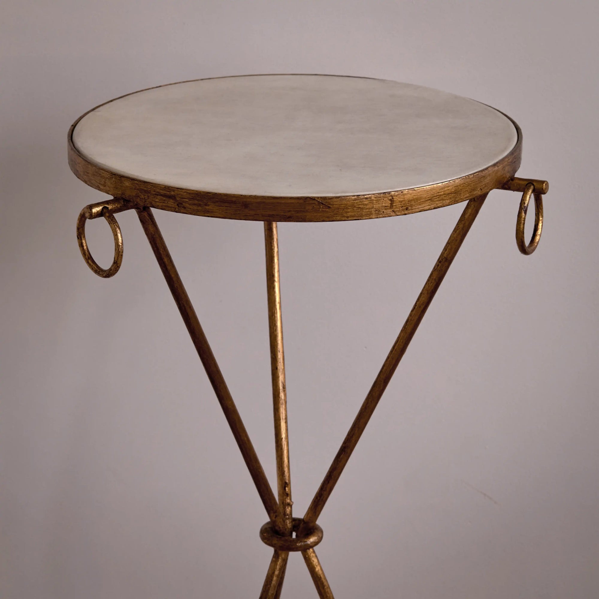 Gilt Iron and Parchment Tables