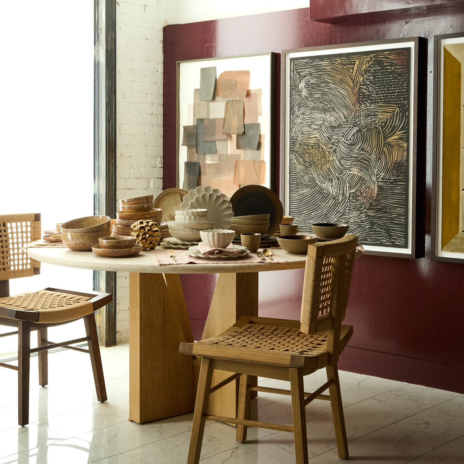 Mercier Dining Chair (Oak) at 14 Crosby