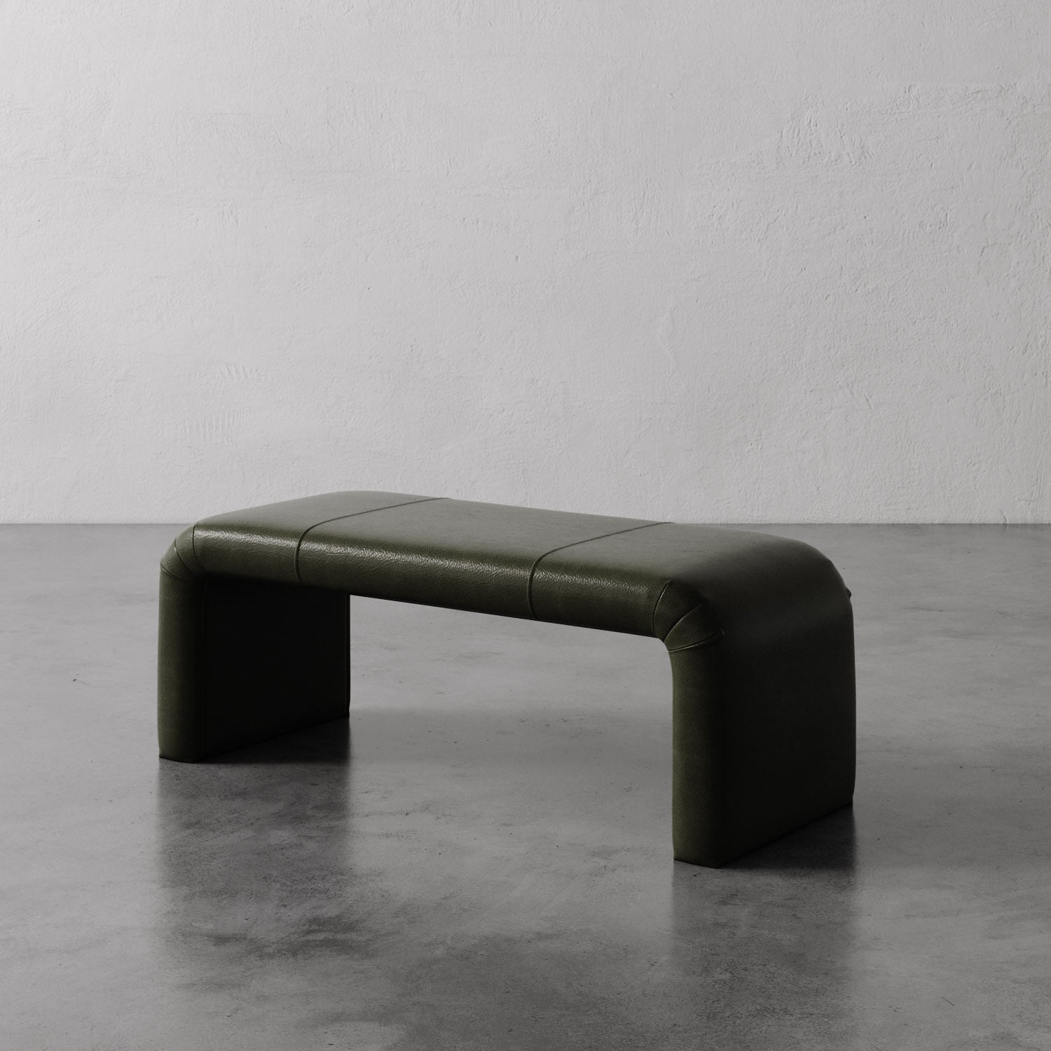 Nadia Leather Bench