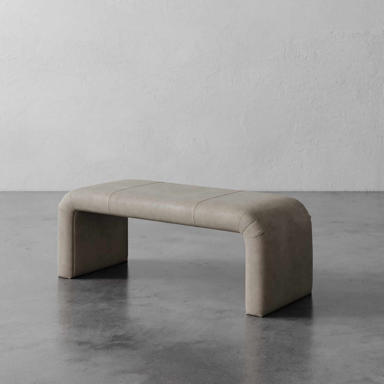 Nadia Leather Bench