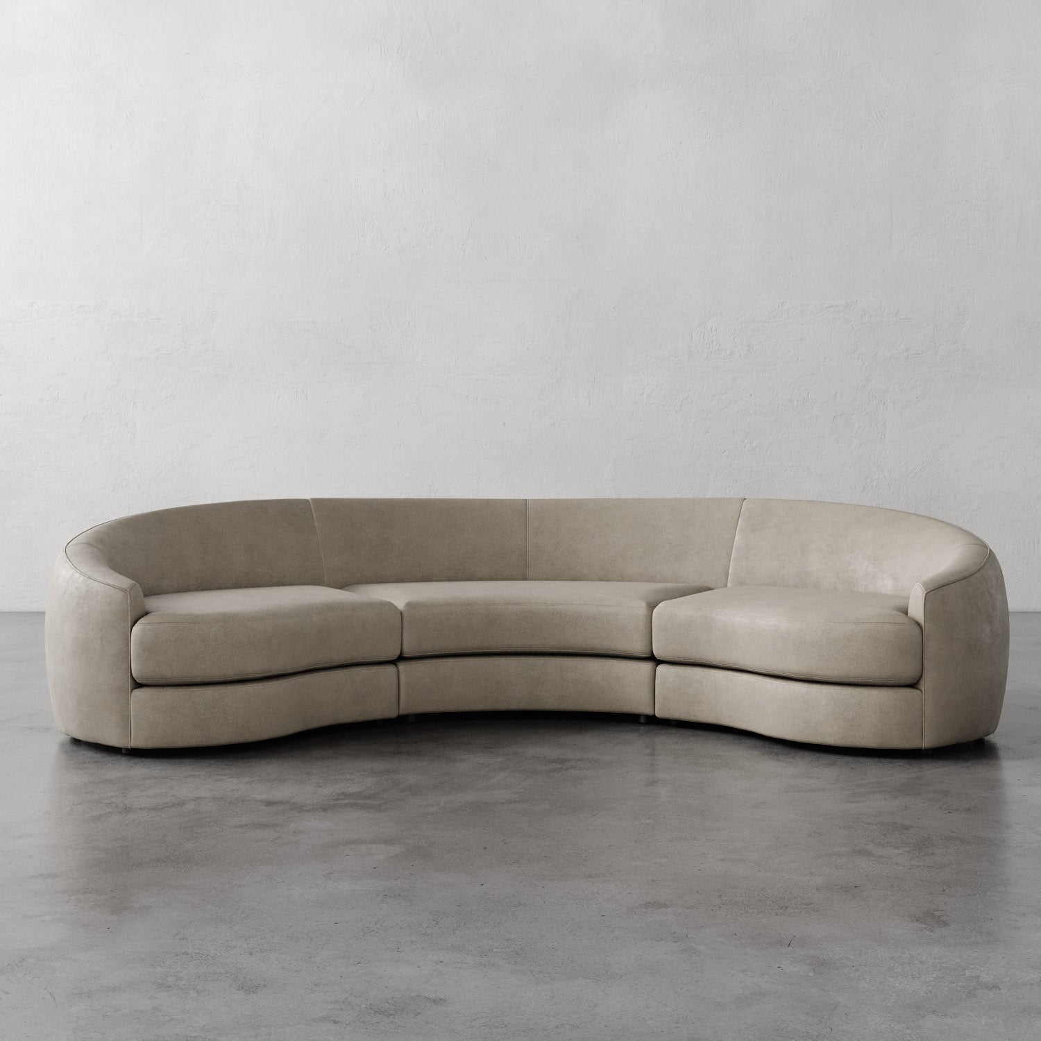 Rulmann Leather 3-Piece Sectional