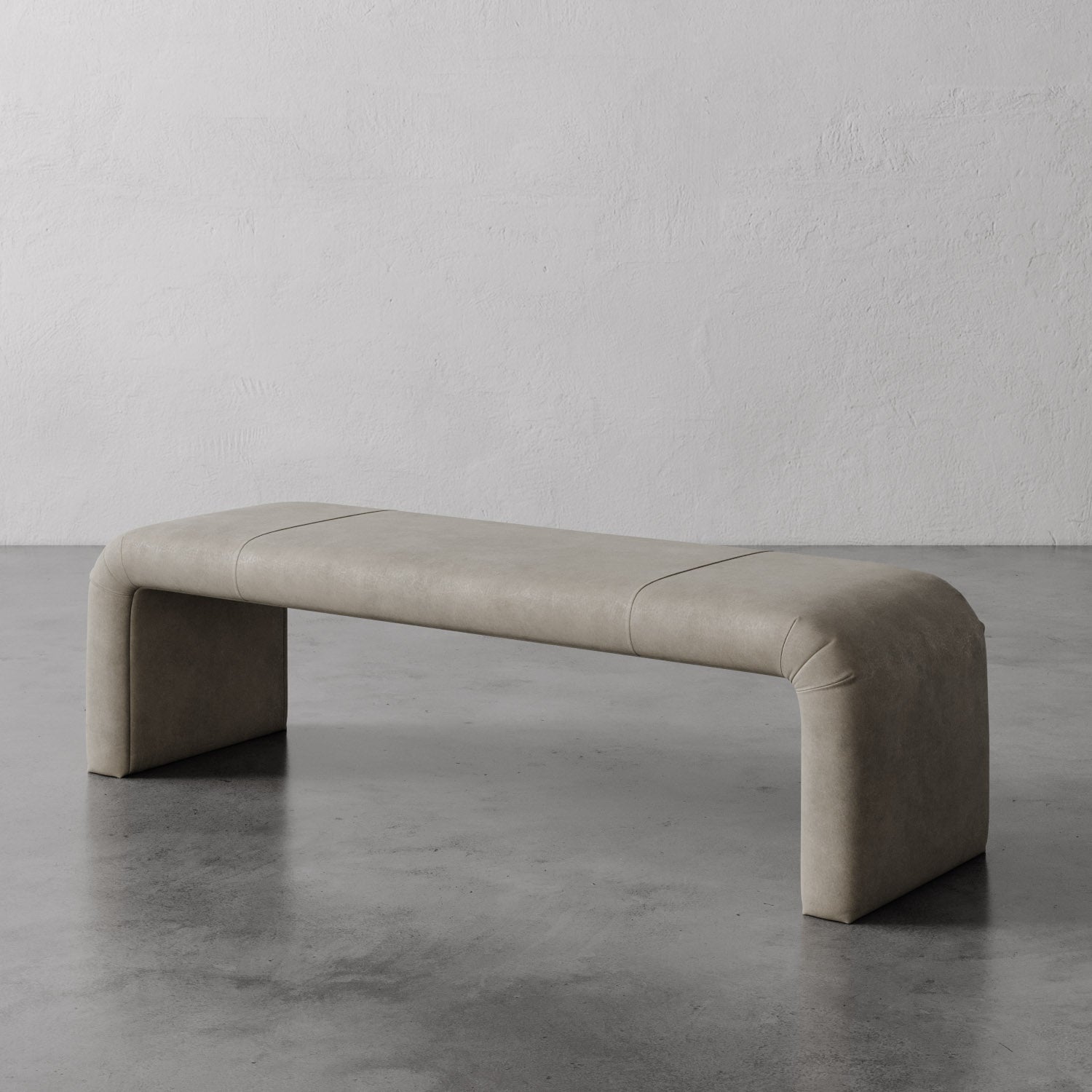 Nadia Leather Bench