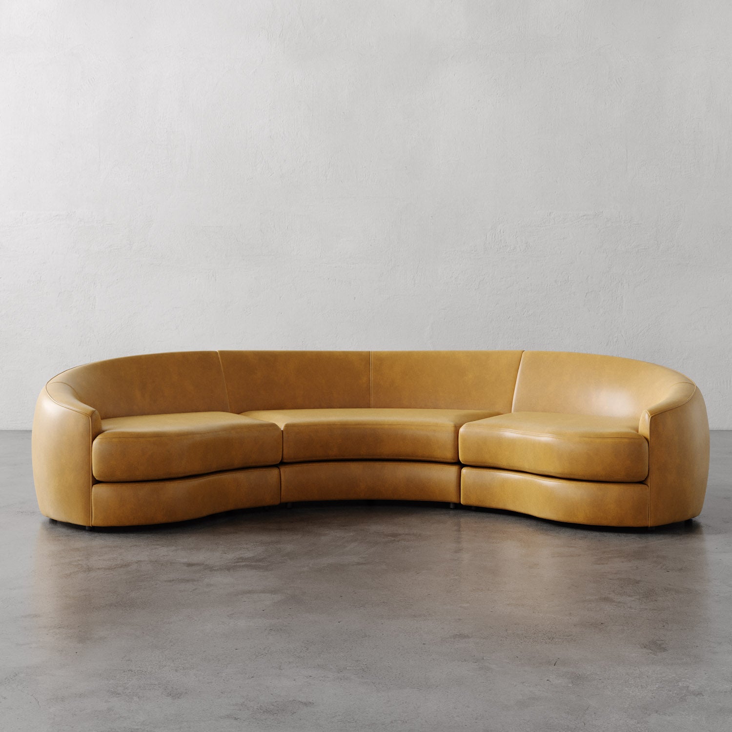 Rulmann Leather 3-Piece Sectional