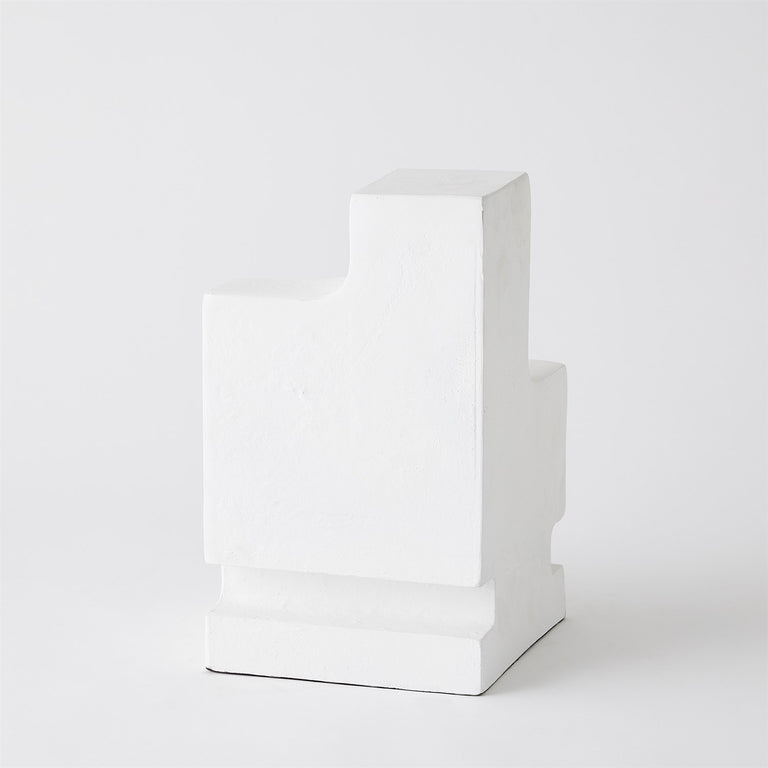 La Structure Sculptural Pillar Holder (White)