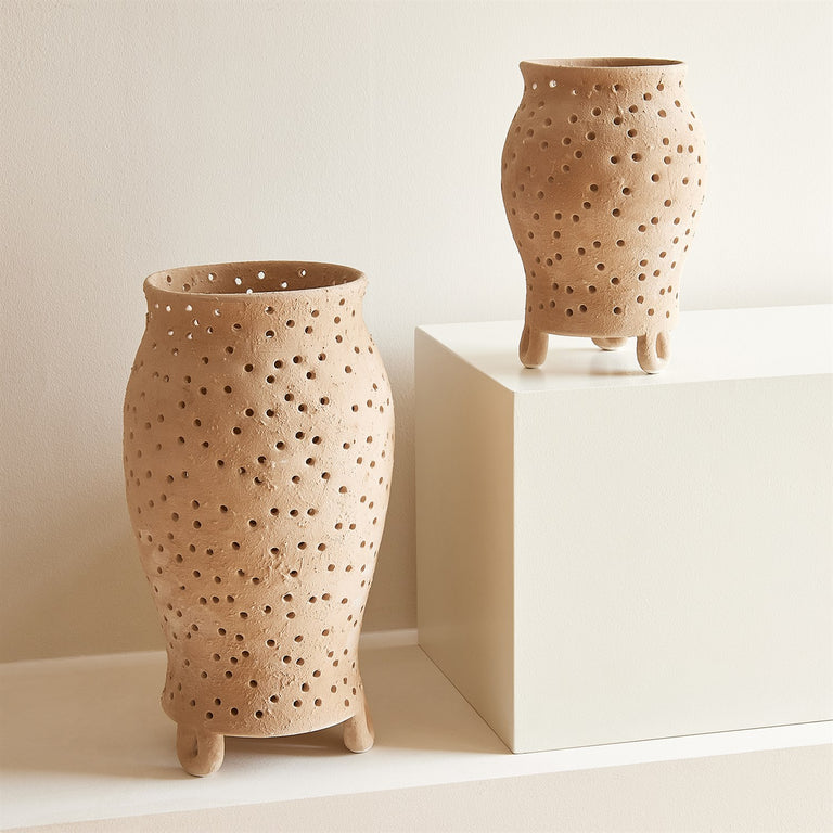 Yassine Candle Holder (Beige)