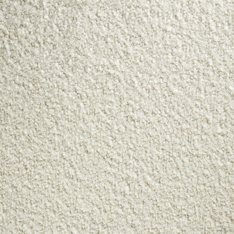 Lemieux et Cie Luxe Berbers & Bouclés in cream, textile swatch showing tactile looped surface with organic texture variation