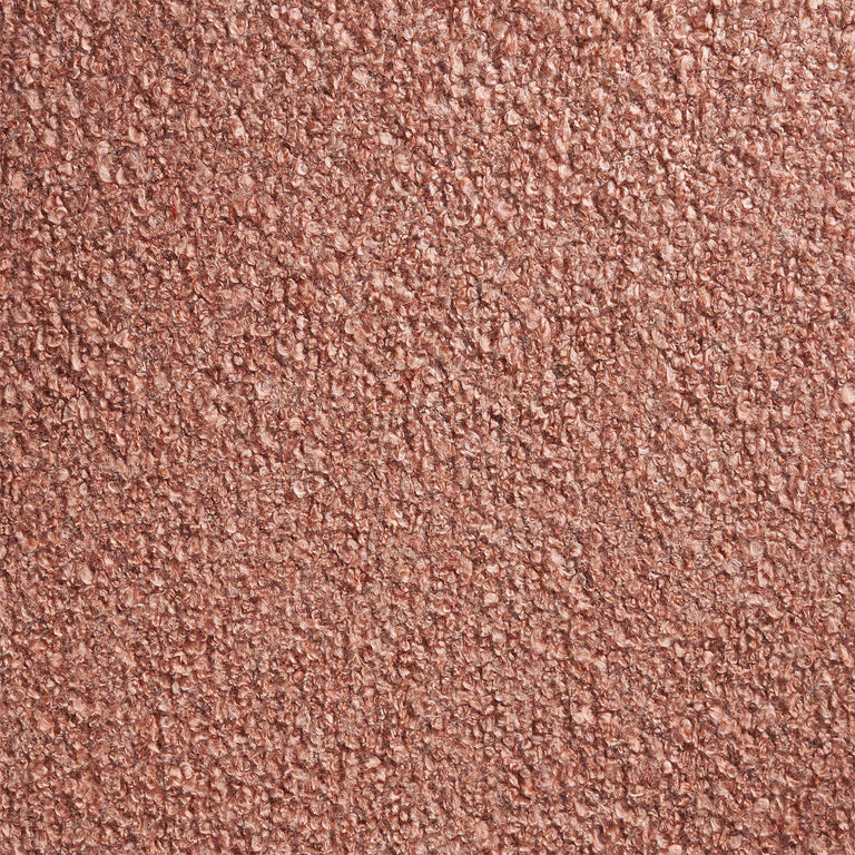 Lemieux et Cie Luxe Berbers & Bouclés in warm blush tones, textured bouclé textile swatch detail, close-up of hand-dyed surface.