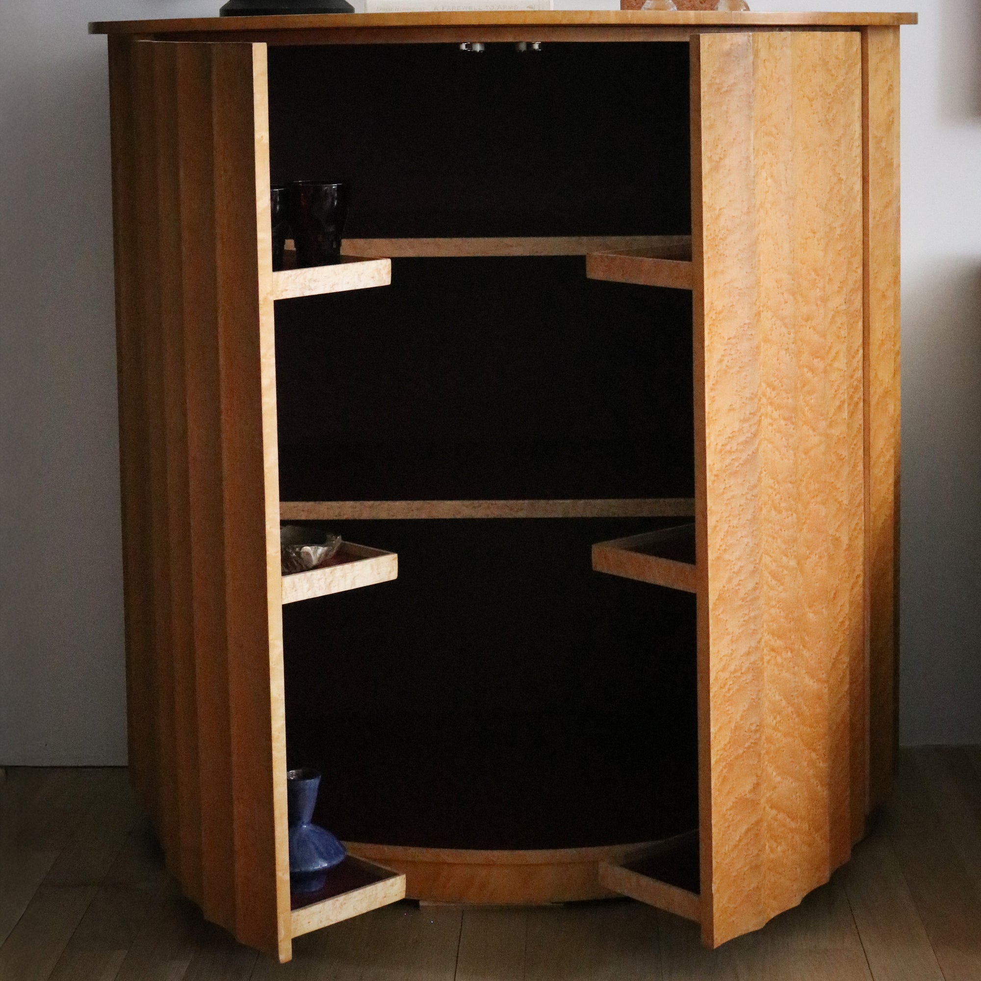 Exquisite French Style 60's Dry Bar In The Manner of André Arbus