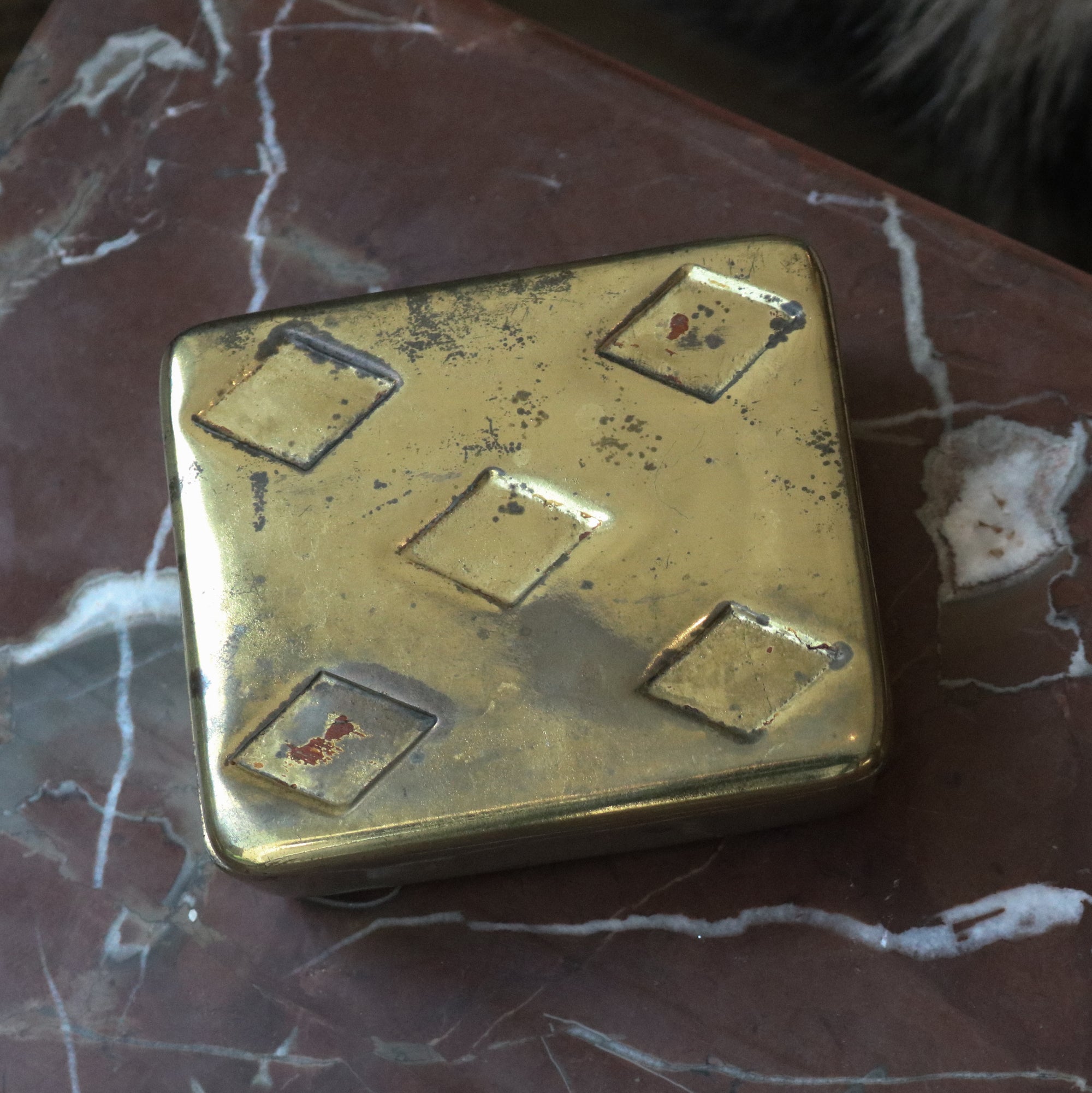 Iconic Mid-Century Modern Brass Decorative Box by Ben Seibel