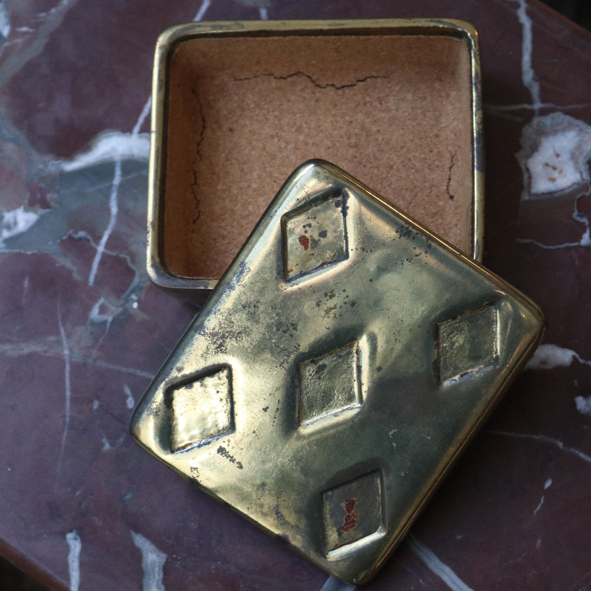 Iconic Mid-Century Modern Brass Decorative Box by Ben Seibel