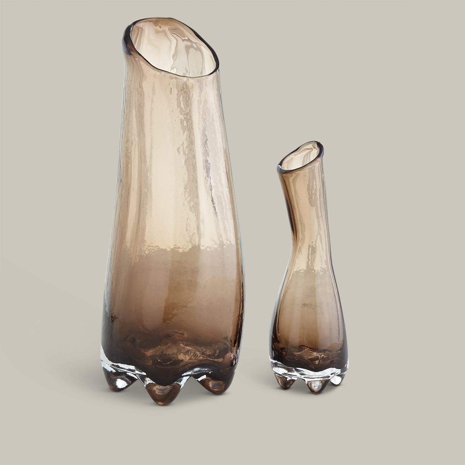 Fleur de Verre Vases (Doré)