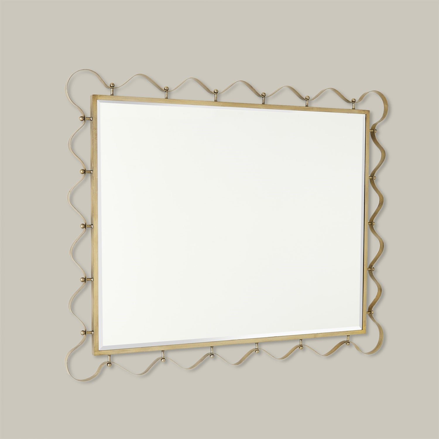 Les Vagues Mirror - Brass