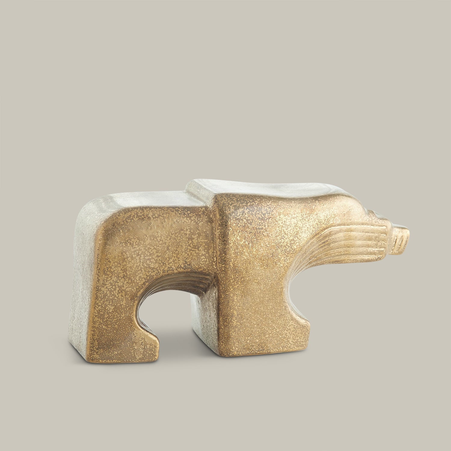 Les Animaux : Ours (Antique Gold)