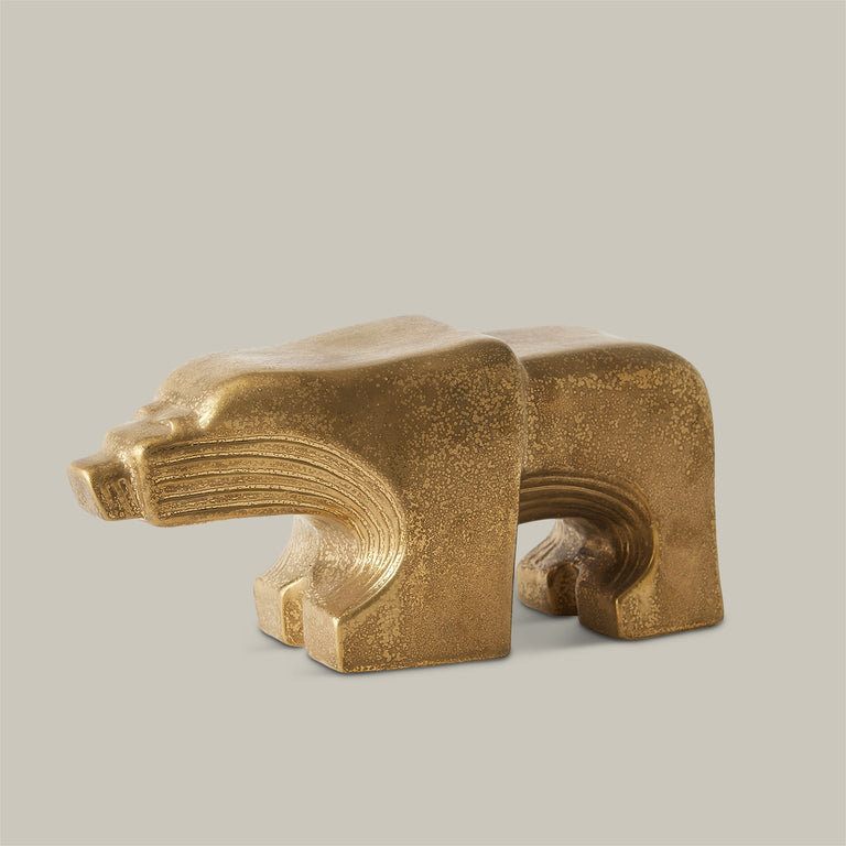 Les Animaux : Ours (Antique Gold)