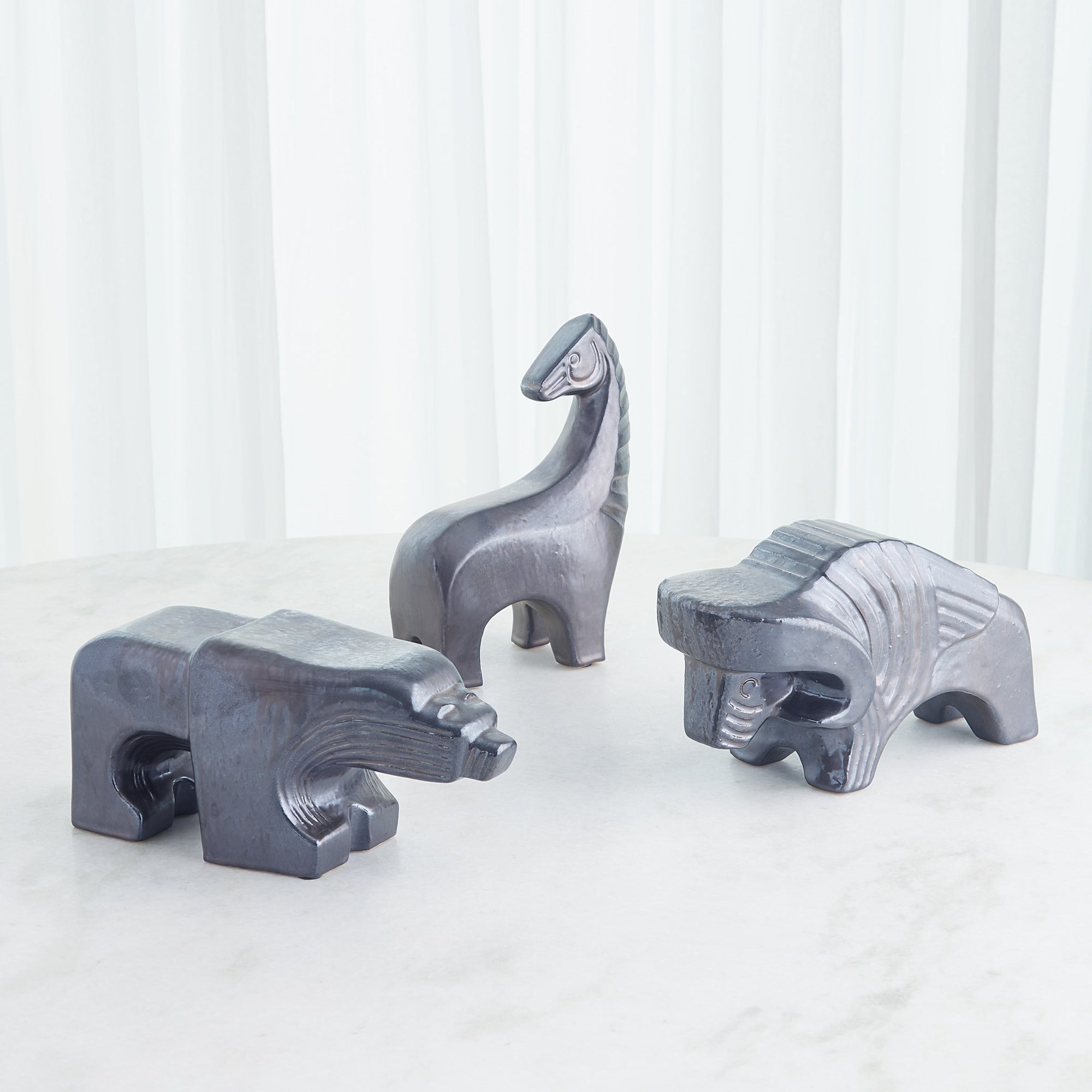 Les Animaux: Bison (Antique Bronze)