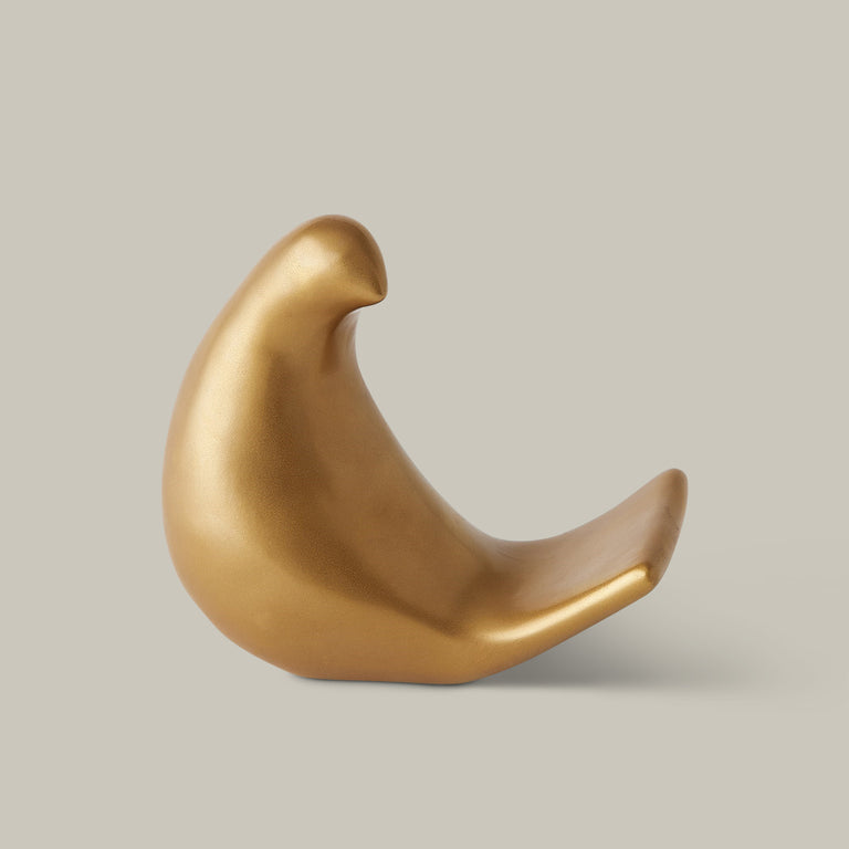 Les Animaux: Moineau (Matte Gold)