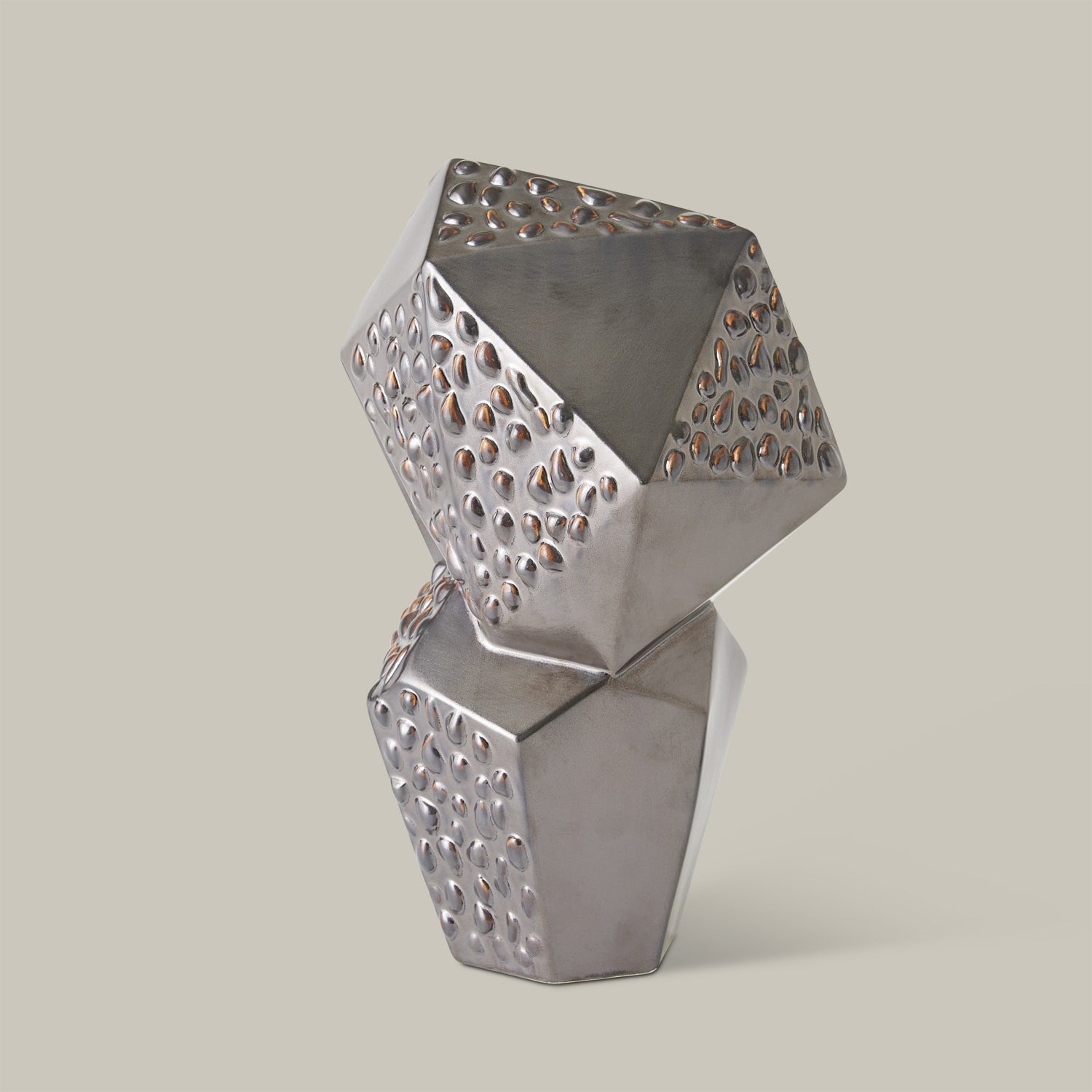 Les Facettes Sculpture (Gunmetal)