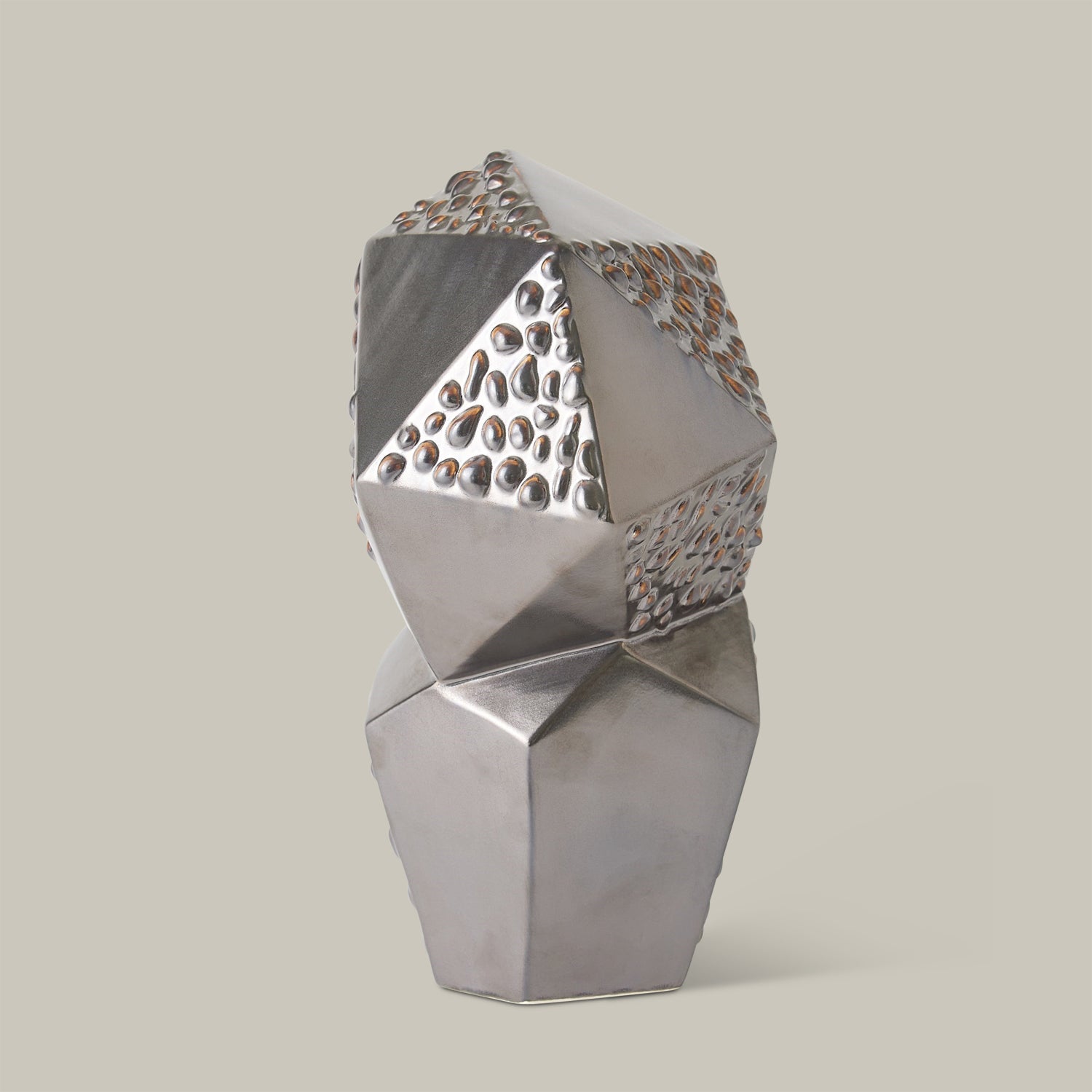 Les Facettes Sculpture (Gunmetal)