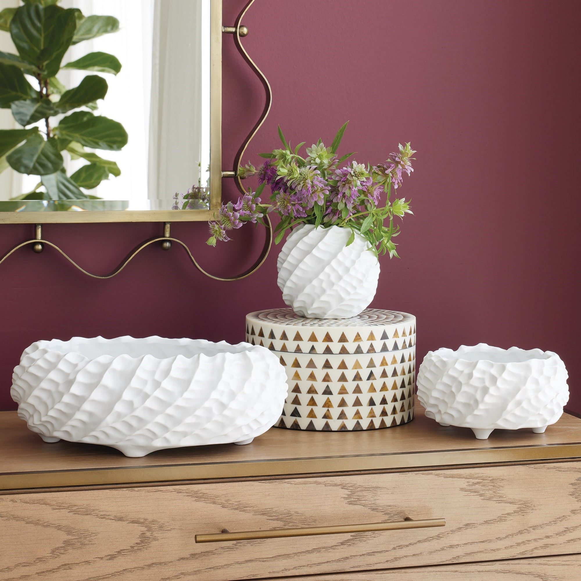 Cadoret Vase (Matte White)
