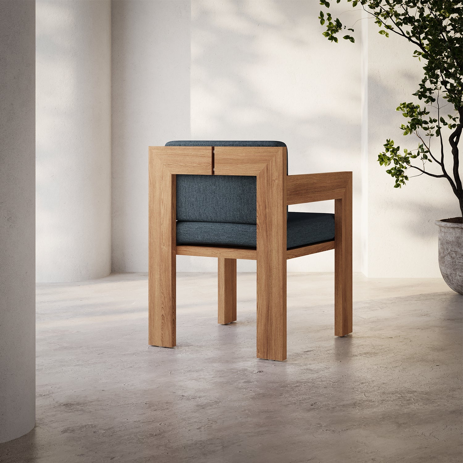 S2 Teak Dining Arm Chair