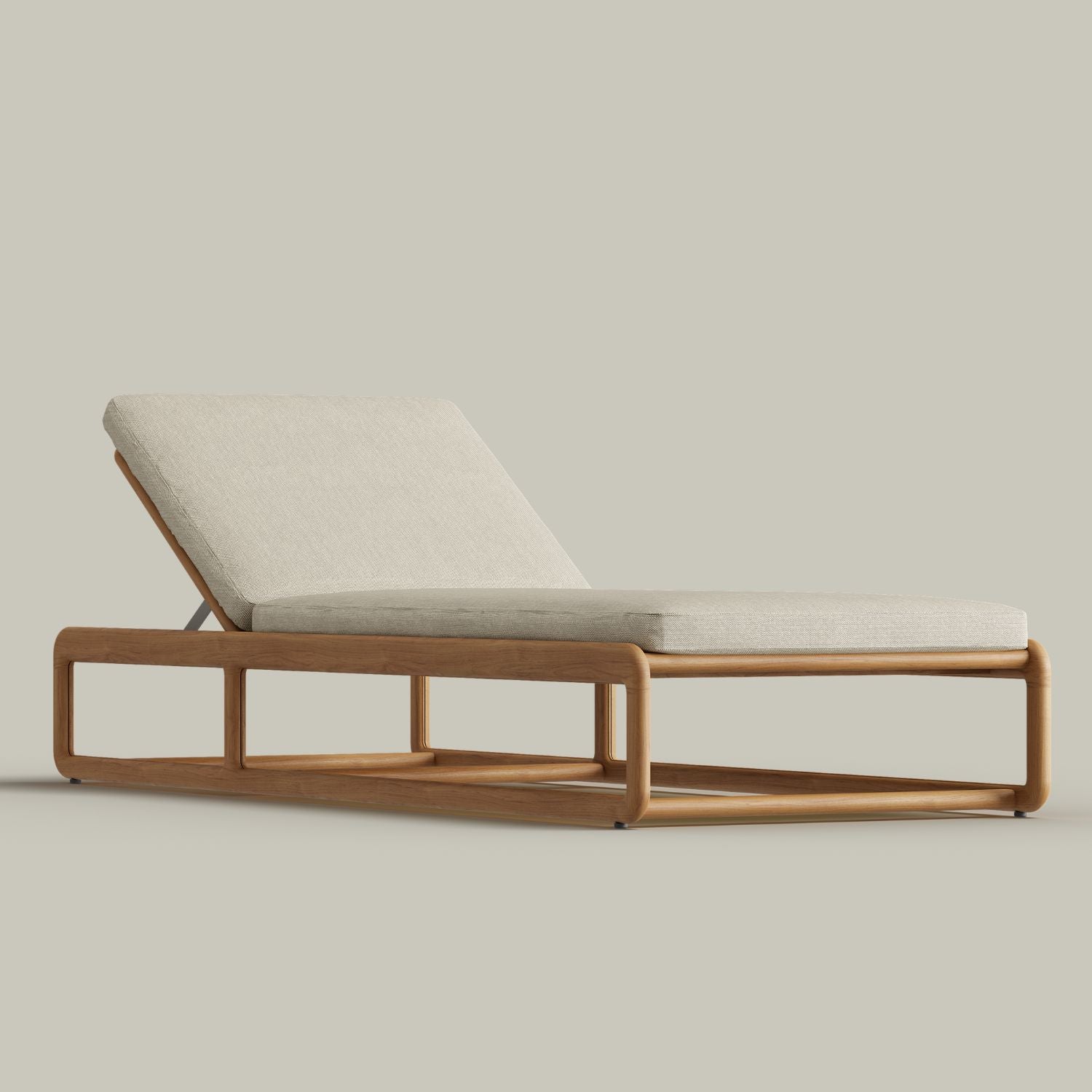 Dock Teak Chaise Lounge