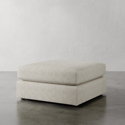 Lemieux Et Cie Chanaux Ottoman
Beige ottoman on a gray floor with a white wall background