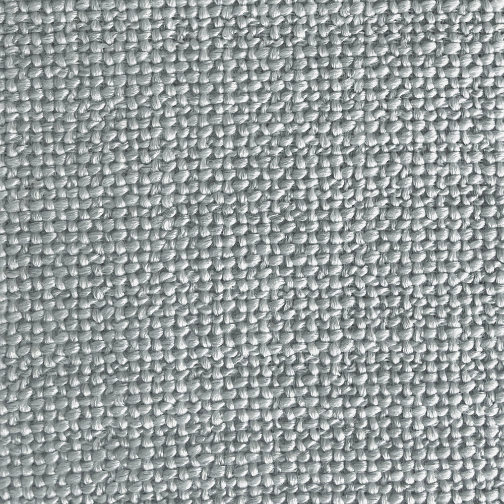 Lemieux et Cie Chunky Basketweave in soft gray-blue, textile swatch detail, close-up of woven texture showing tactile basketweave pattern.