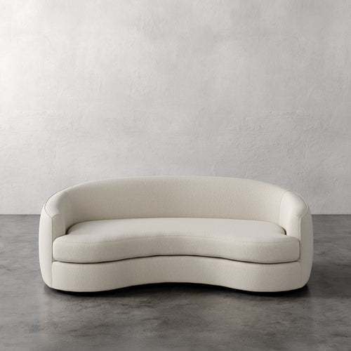 Lemieux Et Cie Rulmann Sofa Beige sofa against a plain gray wall
