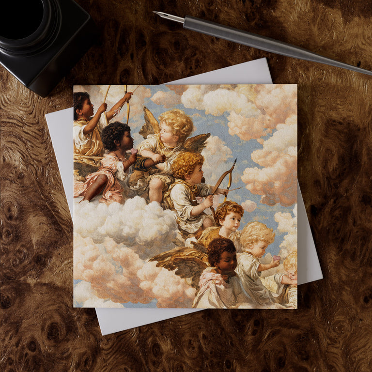 Grecian Cherub Greeting Card Set