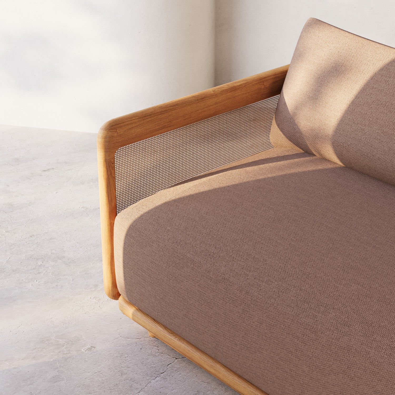Dock Teak Swivel Lounge Chair