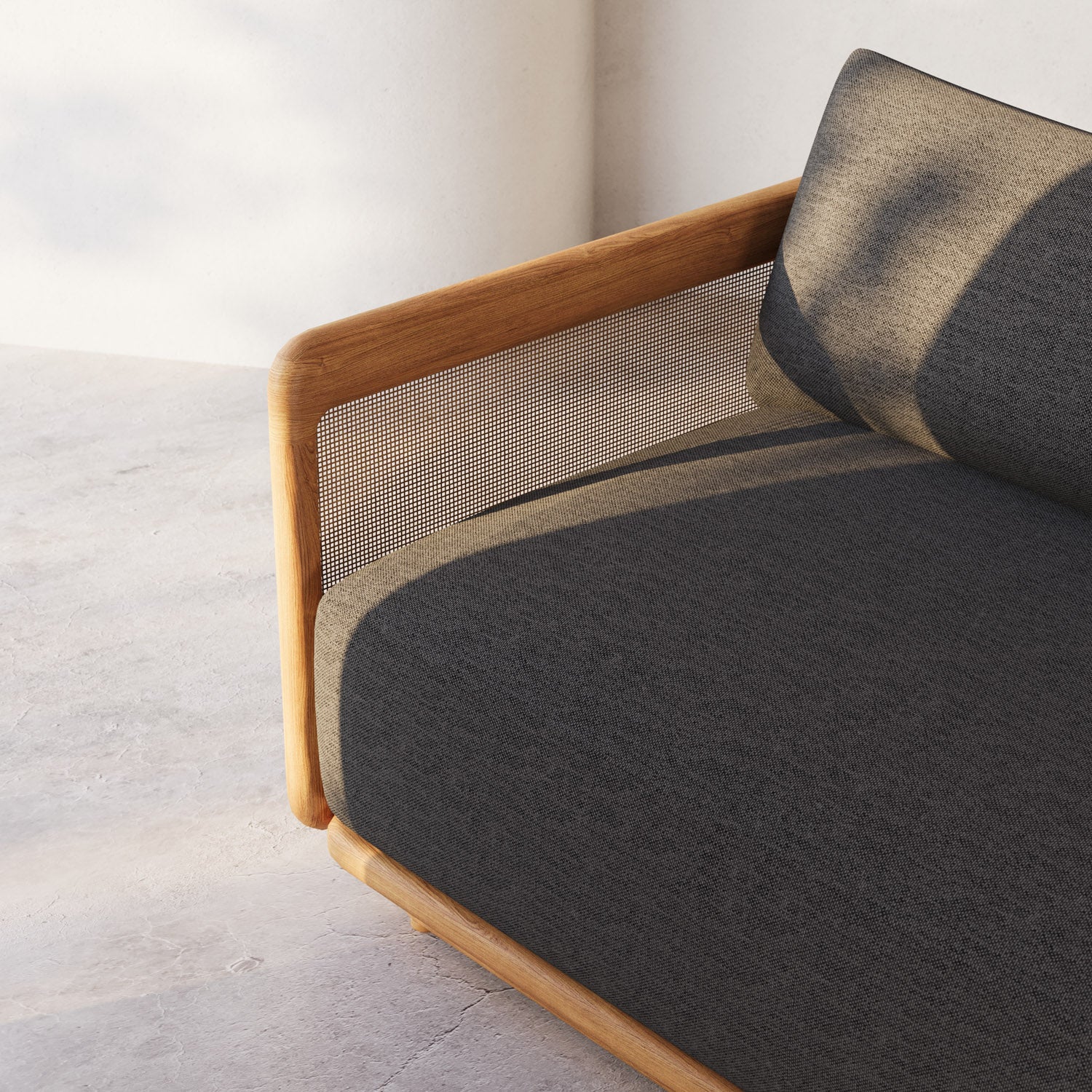 Dock Teak Swivel Lounge Chair