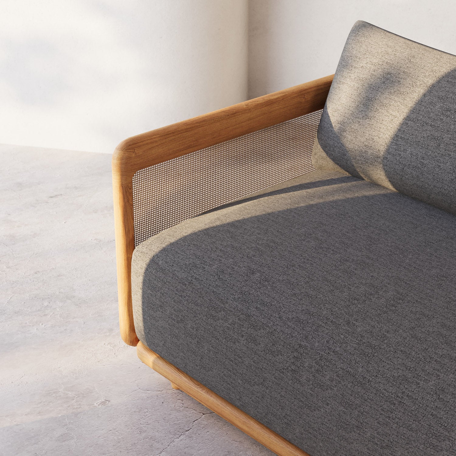 Dock Teak Swivel Lounge Chair