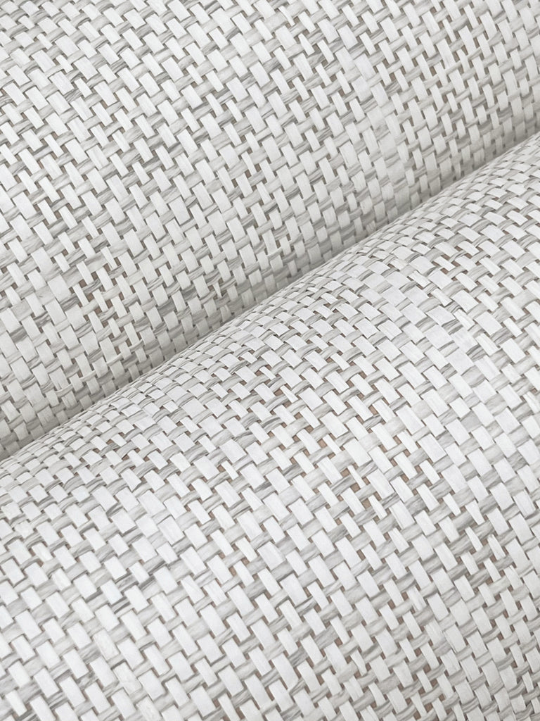 Kami Smoke Paperweave Wallpaper