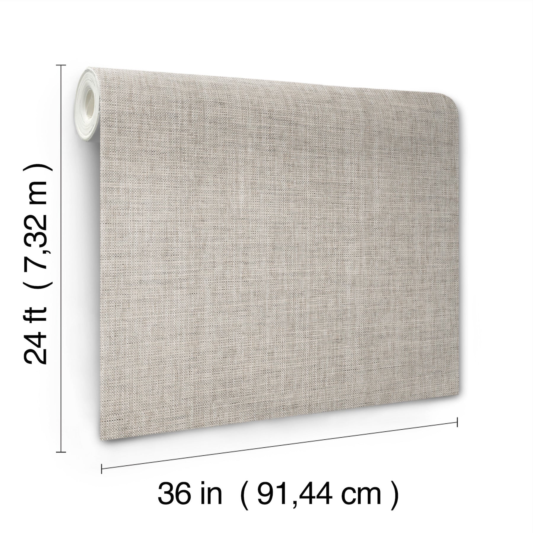Kami Paperweave Wallpaper (Charcoal)
