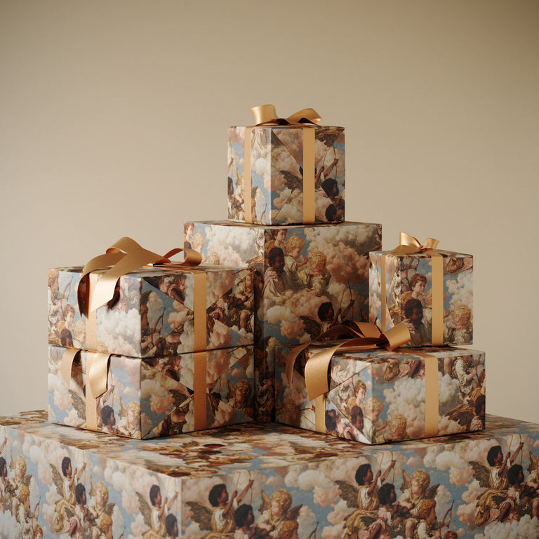 Grecian Cherub Gift Wrapping Paper