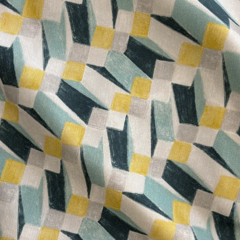 Outdoor Pillow - Op Art Blue